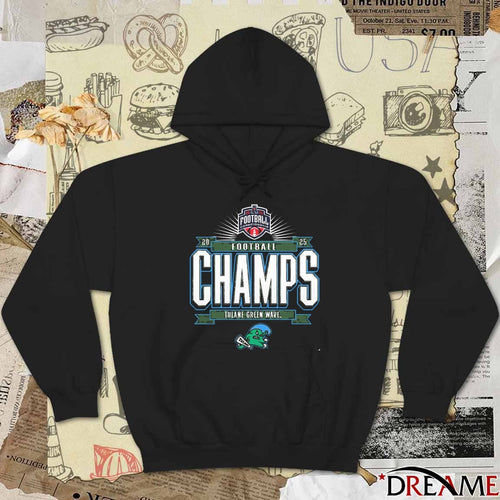 2025 Tulane Green Wave The American Athletic Conference Football Champions Locker Room t-shirt