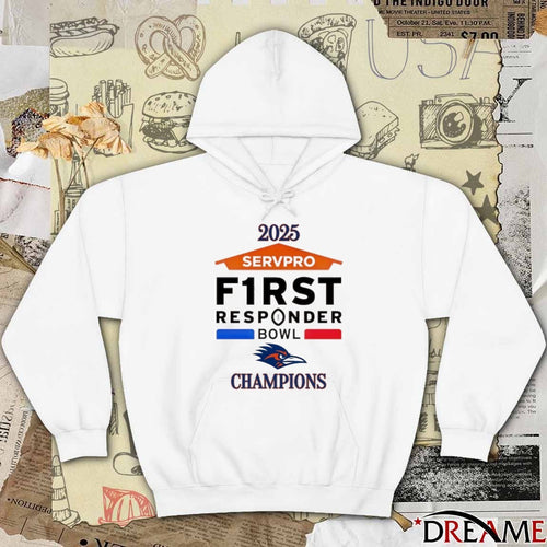 2025 UTSA Roadrunners Servpro First Responder Bowl Champions t-shirt