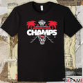 2025 Union Home Mortgage Gasparilla Bowl Champs North Carolina State Wolfpack Logos t-shirt
