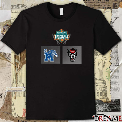 2025 Union Home Mortgage Gasparilla Bowl Memphis Tigers Vs NC State Wolfpack Dec 19 New Logos t-shirt