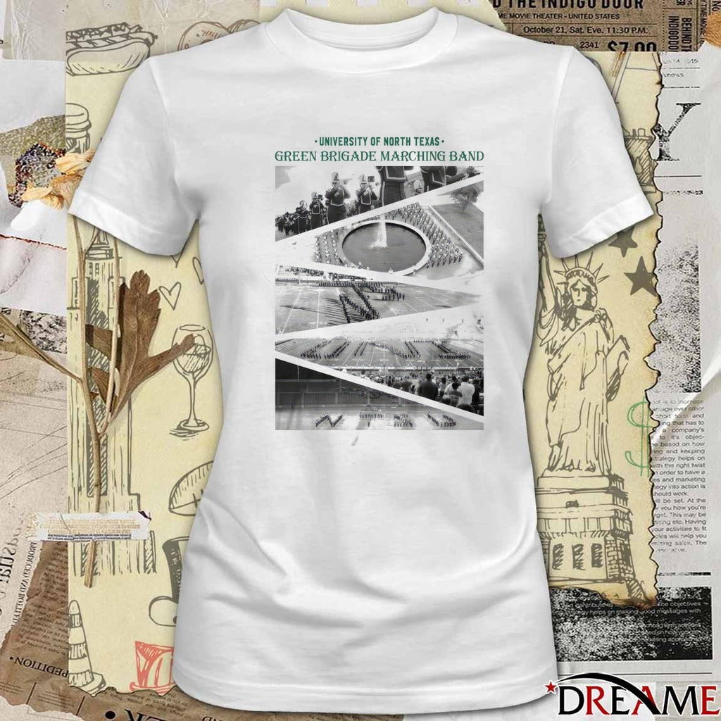 2025 University Of North Texas Green Brigade Marching Band t-shirt