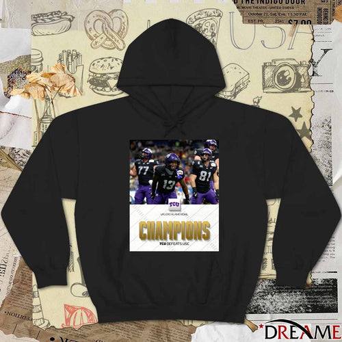 2025 Valero Alamo Bowl TCU defeats USC Champions Poster t-shirt