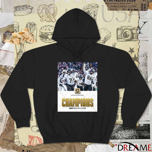 2025 Wasabi Fenway Bowl Champions Army Black Knights defeated UConn Huskies Poster t-shirt
