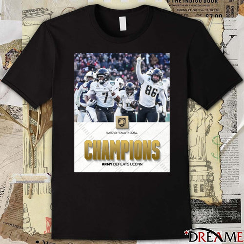 2025 Wasabi Fenway Bowl Champions Army Black Knights defeated UConn Huskies Poster t-shirt