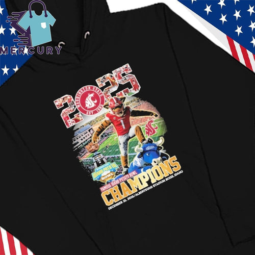 2025 Washington State Famous Idaho Potato Bowl Champions Mascot Shirt