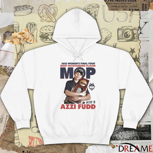 2025 Women’s Final Four Most Outstanding Player MOP Azzi Fudd UConn t-shirt