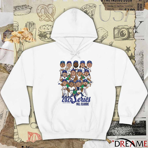 2025 World Series Fall Classic Los Angeles Dodgers Defeat Toronto Blue Jays Caricatures t-shirt