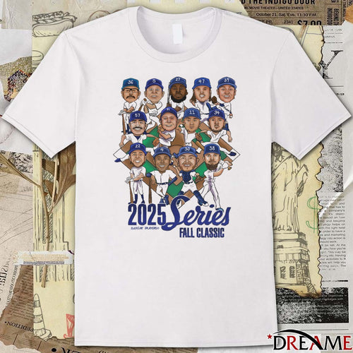 2025 World Series Fall Classic Los Angeles Dodgers Defeat Toronto Blue Jays Caricatures t-shirt
