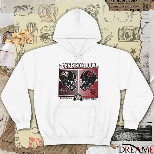 2025 Xbox Bowl Missouri State Vs Arkansas State December 18 Frisco TX Helmets t-shirt