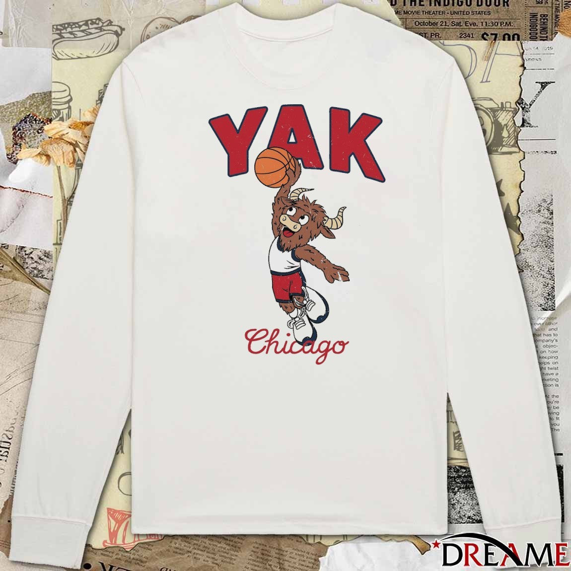 2025 Yak Basketball Chicago Bulls Mascot t-shirt