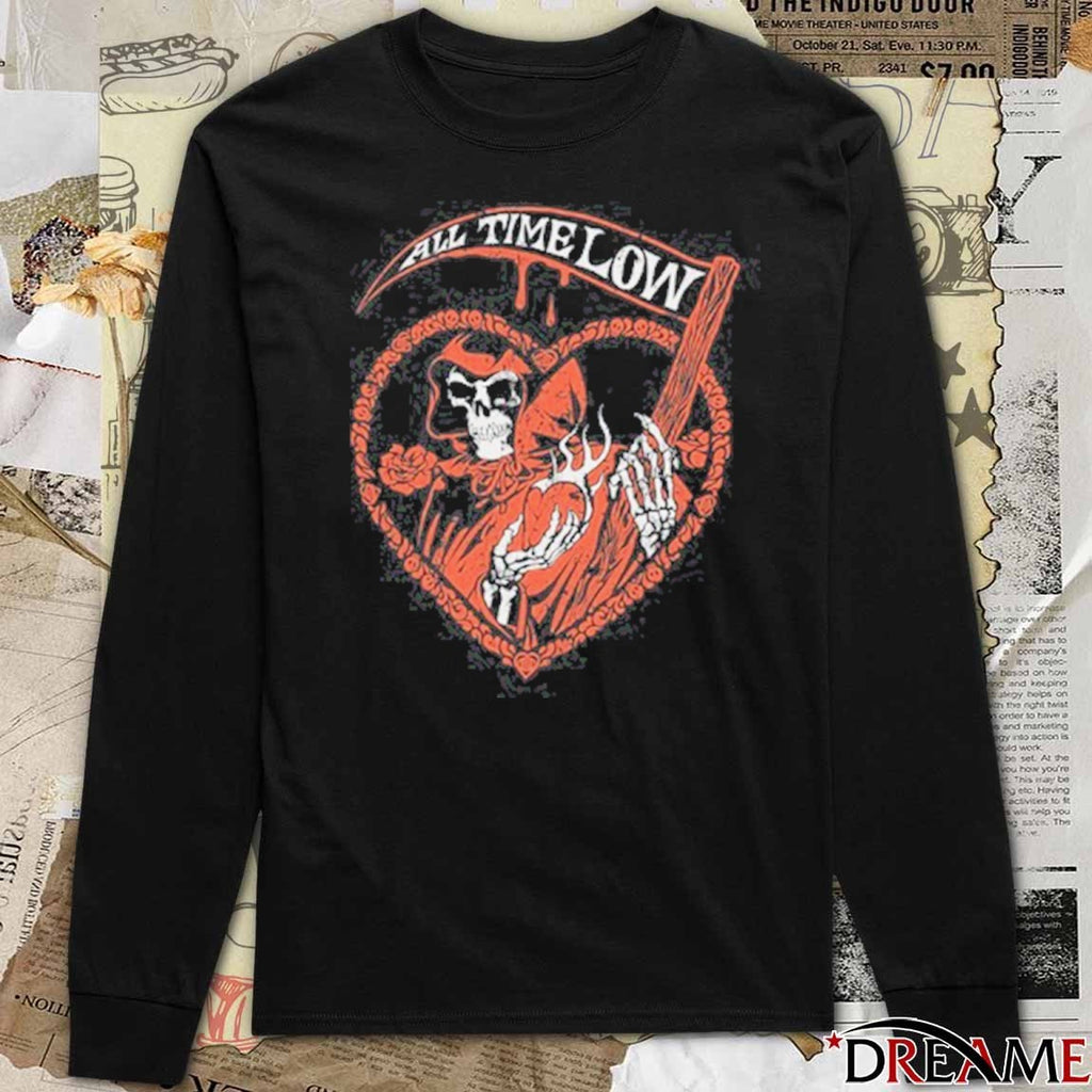 2026 All Time Low New Valentine’s Day Reaper t-shirt