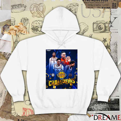 2026 Auburn Tigers Wins The NIT Championship College Basketball Report Poster t-shirt
