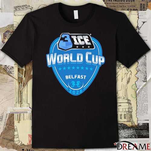 2026 Belfast Giants 3 Ice Hockey World Cup Logo t-shirt