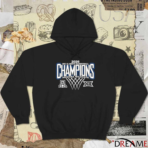 2026 Big 12 Men’s Basketball Regular Season Champions Arizona Wildcats t-shirt