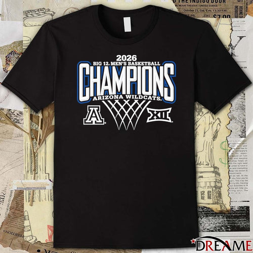 2026 Big 12 Men’s Basketball Regular Season Champions Arizona Wildcats t-shirt