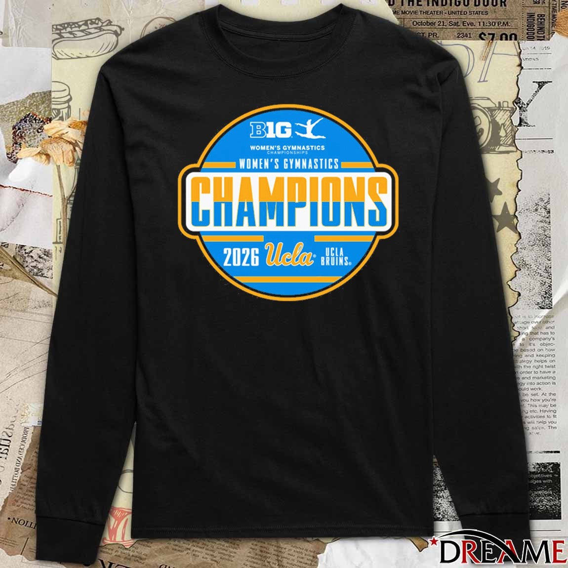 2026 Big Ten Women’s Gymnastics Tournament Champions UCLA Bruins t-shirt