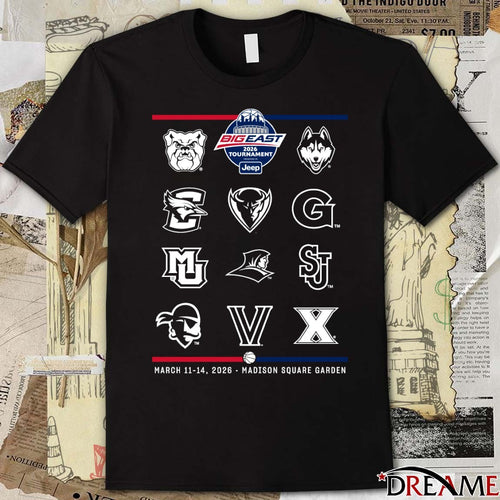 2026 Bigeast Basketball Tournament March 11-14 2026 Madison Square Garden t-shirt