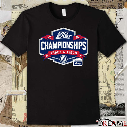 2026 Bigeast Championships Indoor Track and Field Magnet t-shirt