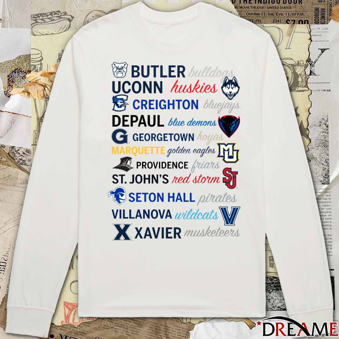 2026 Bigeast Conference Champions Butler Uconn Creighton t-shirt