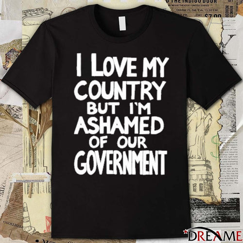 2026 Billie Eilish I Love My Country But I’m Ashamed Of Our Government t-shirt