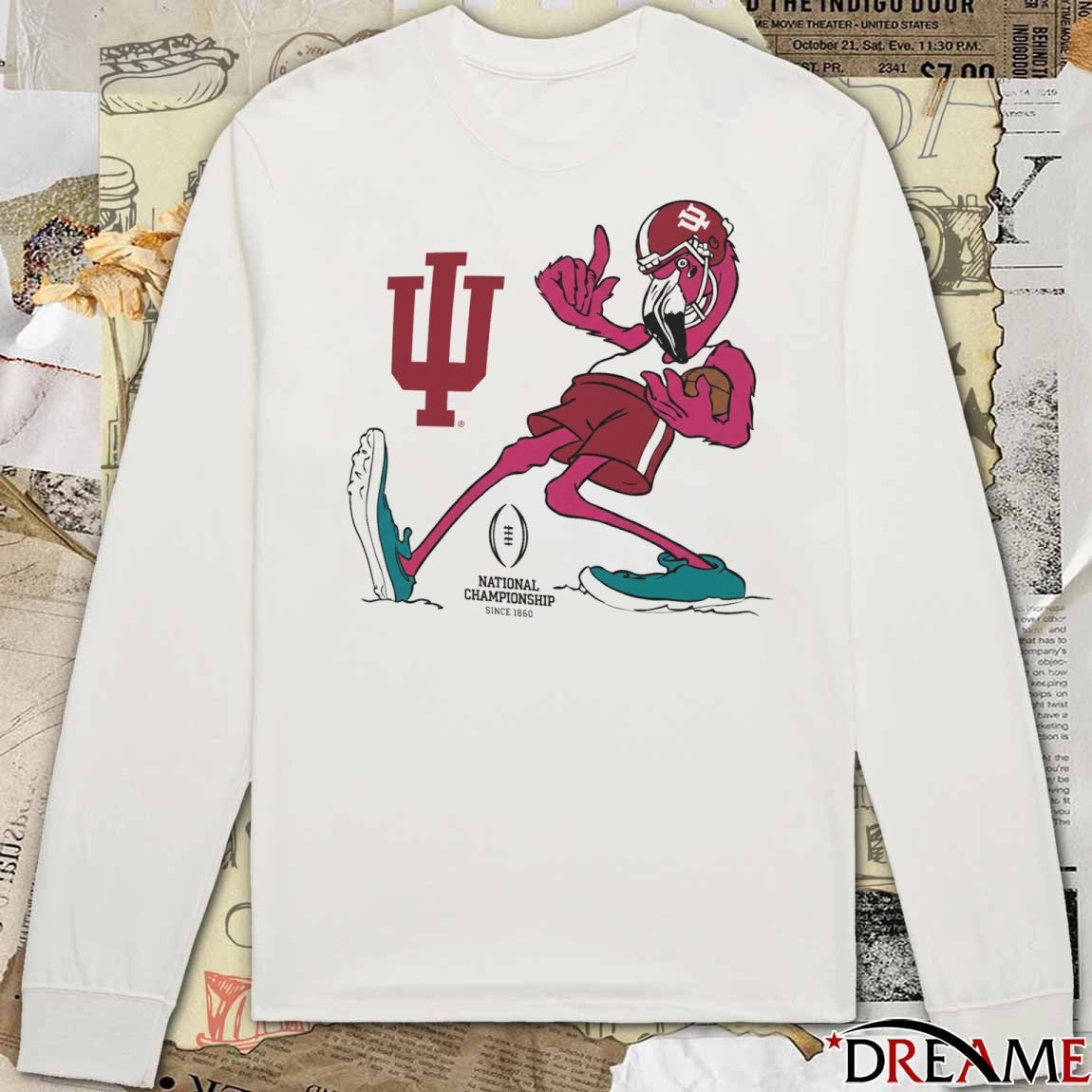 2026 CFP National Championship Indiana Flamingo Logos hoodie and t-shirt