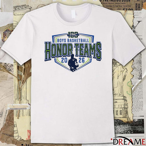 2026 CHSL Boys Basketball Honor Teams Logo t-shirt