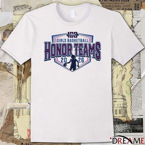 2026 CHSL Girls Basketball Honor Teams Logo t-shirt