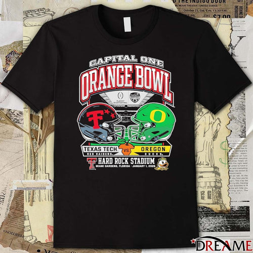 2026 Capital One Orange Bowl Dueling Helmets vs. Oregon January 1 Hard Rock Stadium Helmets t-shirt