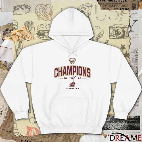 2026 Central Michigan Chippewas MAC Gymnastics Champions t-shirt