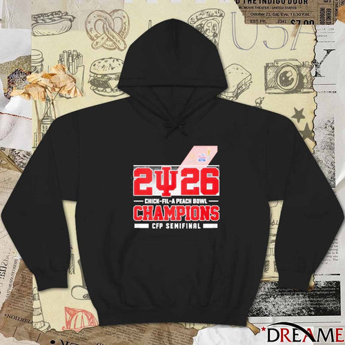 2026 Chick-Fil-A Peach Bowl Champions CFP Semifinal – Road To The National Championship t-shirt
