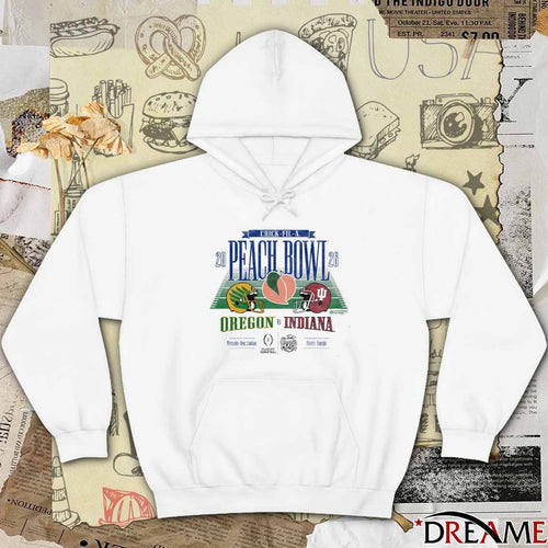 2026 Chick-fil-A Peach Bowl 2-Team Oregon Vs Indiana Atlanta Georgia Hthr t-shirt
