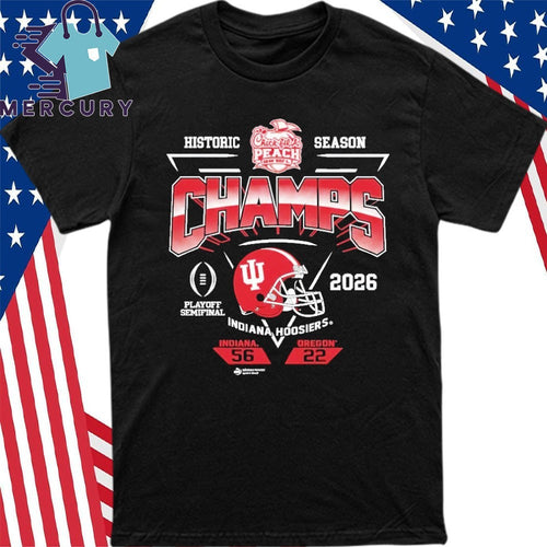 2026 Chick-fil-A Peach Bowl Indiana Champs Score Shirt