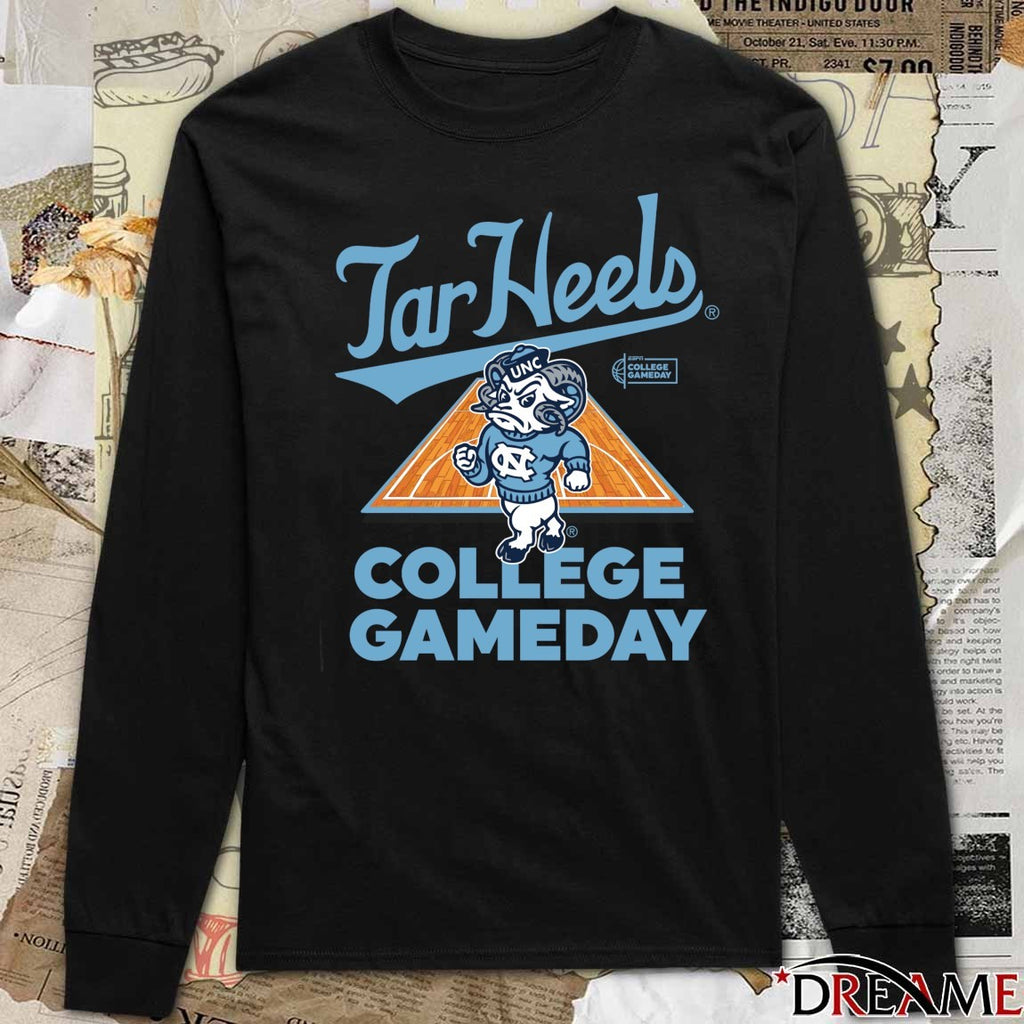 2026 College Gameday UNC Tarheels Basketball Mascot t-shirt