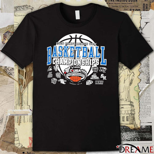 2026 Conference USA Basketball Championships Huntsville, AL March 10-14 Teams Logos t-shirt