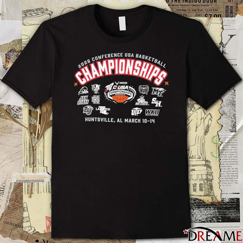 2026 Conference USA Basketball Championships Huntsville, Alabama, at the Von Braun Center Propst Arena March 10-14, 2026 t-shirt