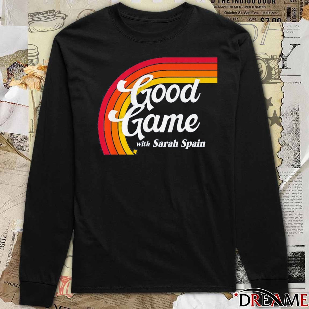 2026 DePaul BlueSarah Spain Good Game With Sarah Spain Logo t-shirt