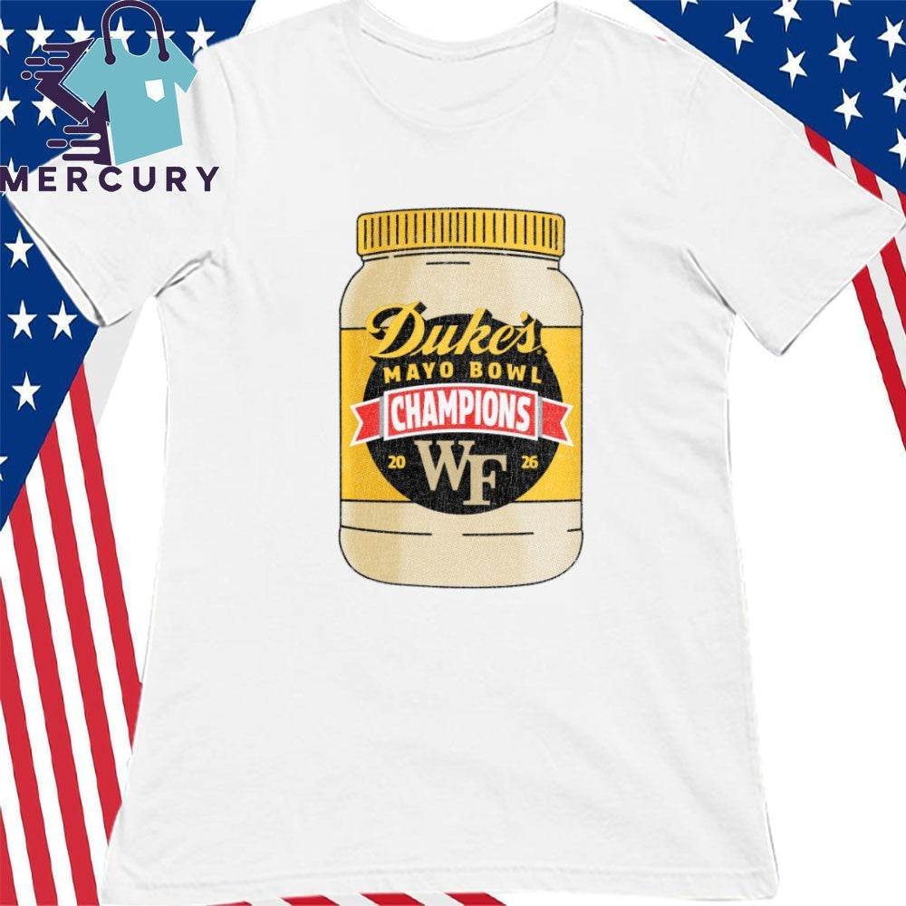 2026 Duke’s Mayo Bowl Wake Forest Champs Shirt