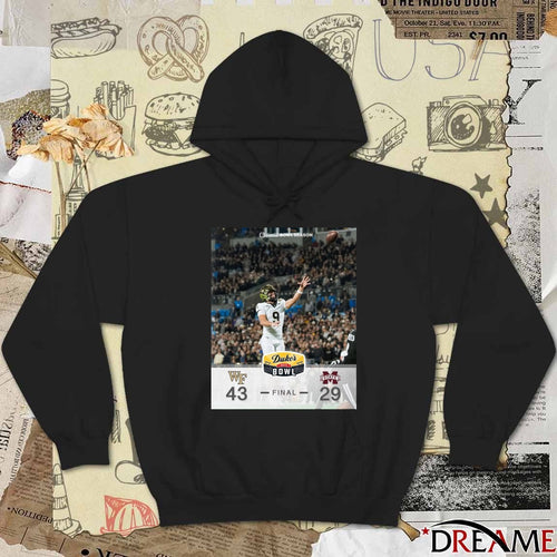 2026 Duke’s Mayo Bowl Wake Forest Defeats Mississippi State Final Score 43 – 29 Poster t-shirt