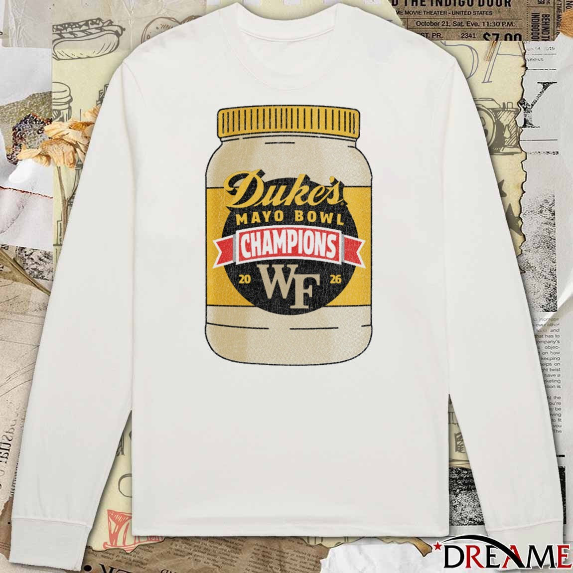 2026 Duke’s Mayo Bowl Wake Forest Demon Deacons Champions t-shirt