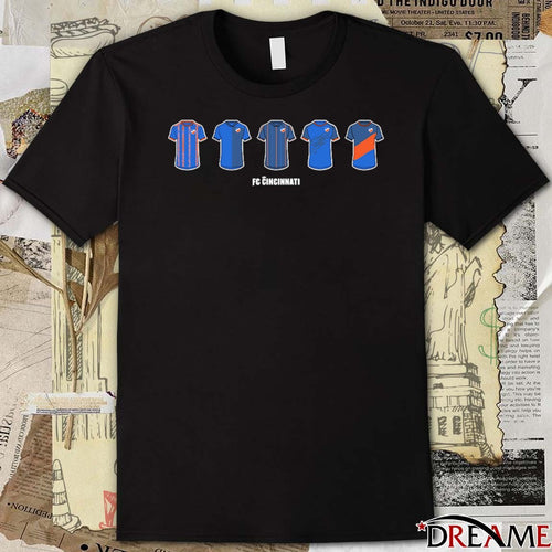 2026 FC Cincinnati Jersey Retrospective t-shirt