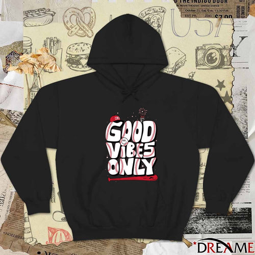 2026 Good Vibes Only Cincinnati Baseball t-shirt