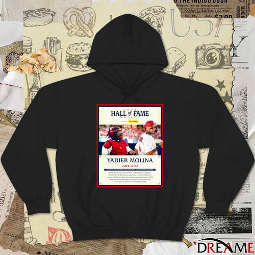 2026 Hall Of Fame Ballot Yadier Molina 2004-2022 Poster t-shirt