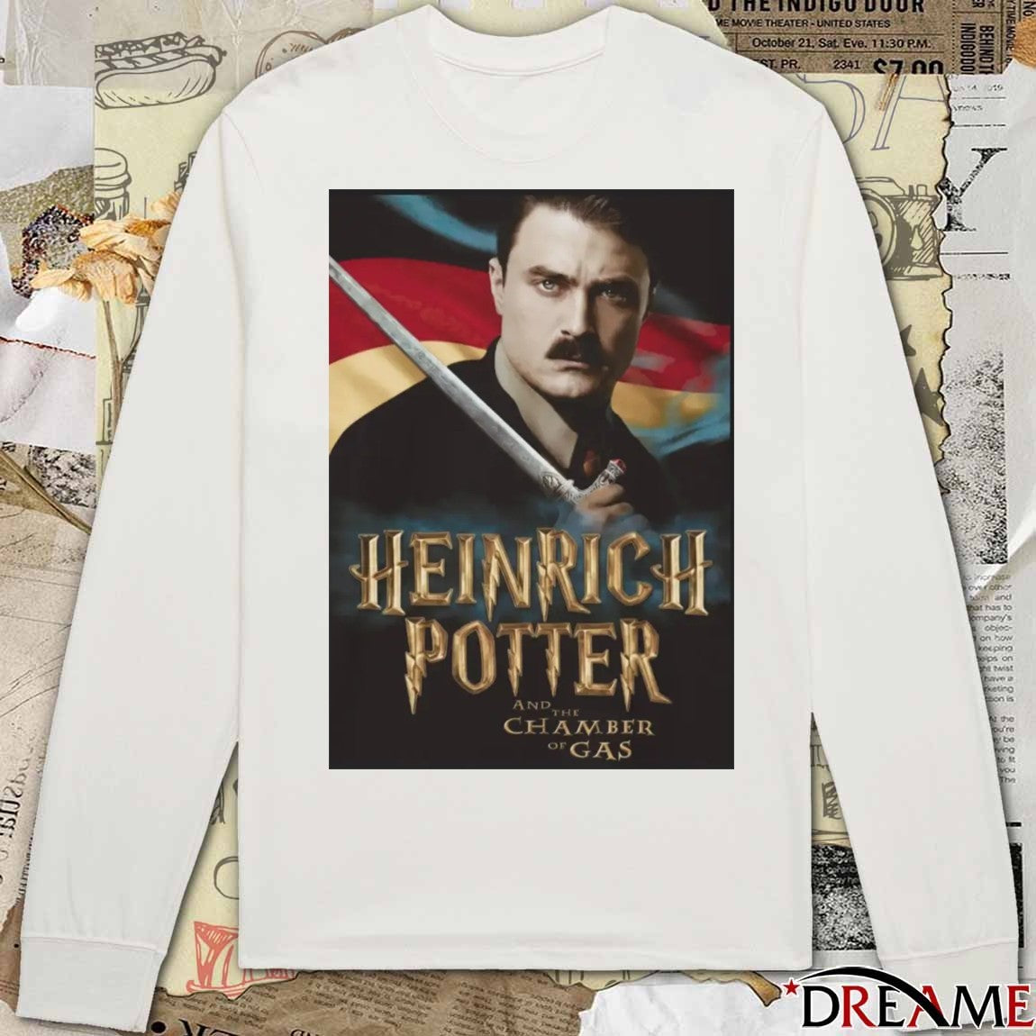 2026 Heinrich Potter And The Chamber Of Gas t-shirt – Politics Parody Tee
