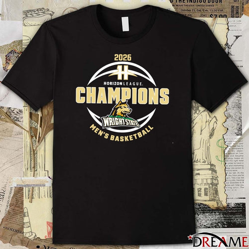 2026 Horizon League Champions Wright State Men’s Basketball t-shirt