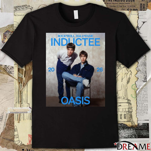 2026 Inductee Rock & Roll Hall of Fame Oasis Poster t-shirt