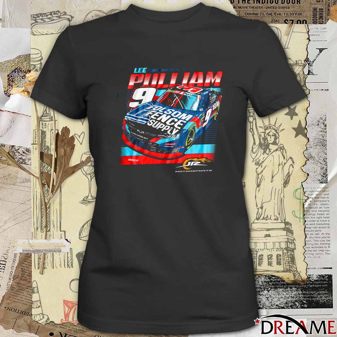 2026 Lee Pulliam Folsom Fence Supply JR Motorsports t-shirt