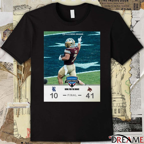 2026 Lockheed Martin Armed Forces Bowl Rice Owls Vs Bobcats Final Score 10 – 41 Poster t-shirt