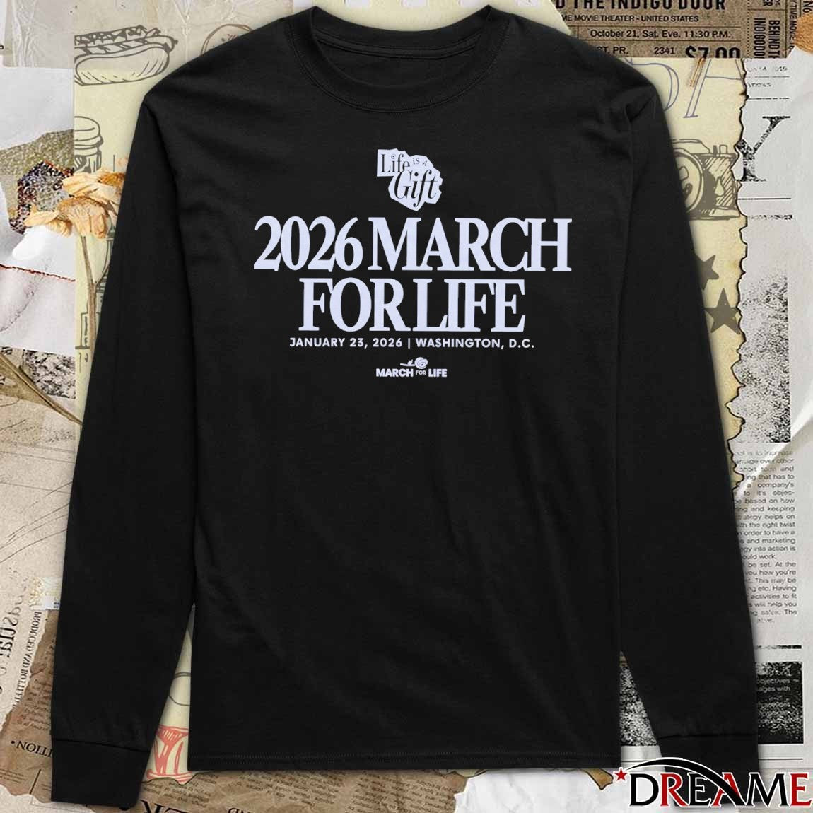 2026 March for Life January 23 2026 Washington DC t-shirt