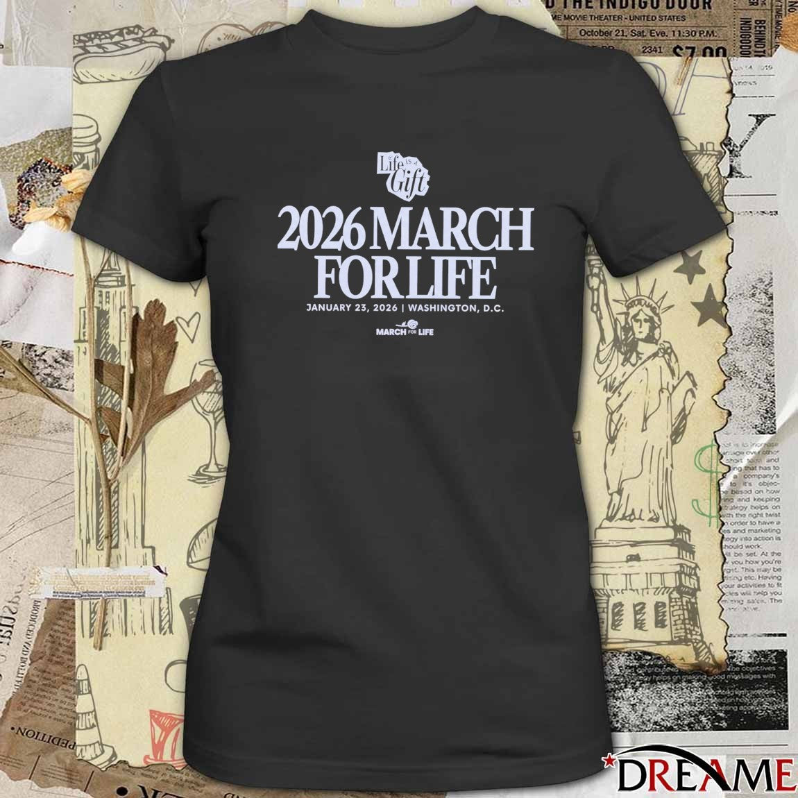 2026 March for Life January 23 2026 Washington DC t-shirt
