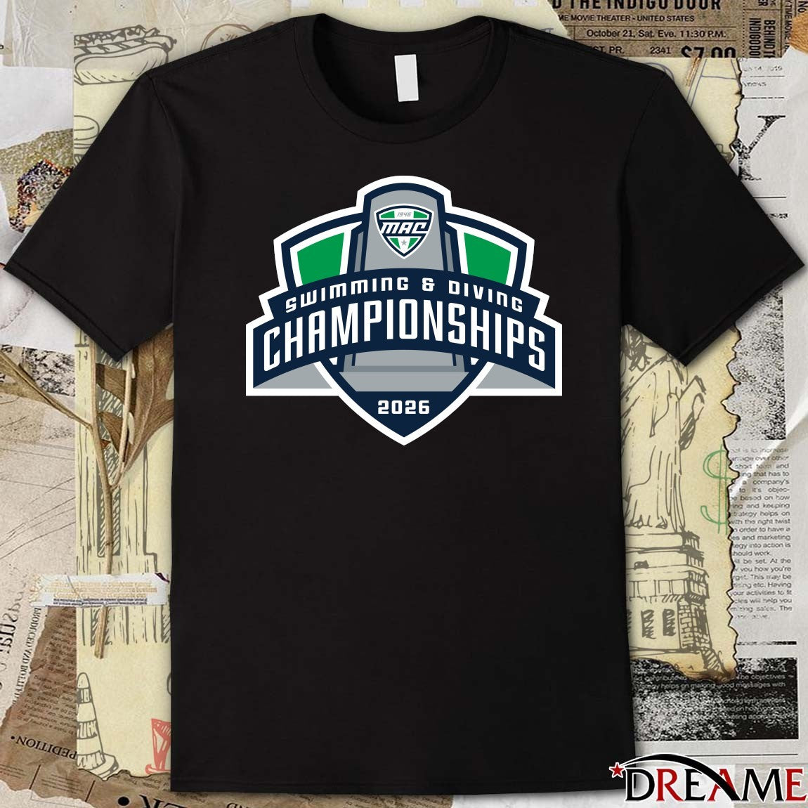 2026 Mid-American Conference MAC Swimming and Diving Championships t-shirt